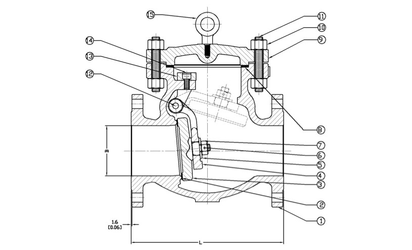 603-swing-check-valve-class-150